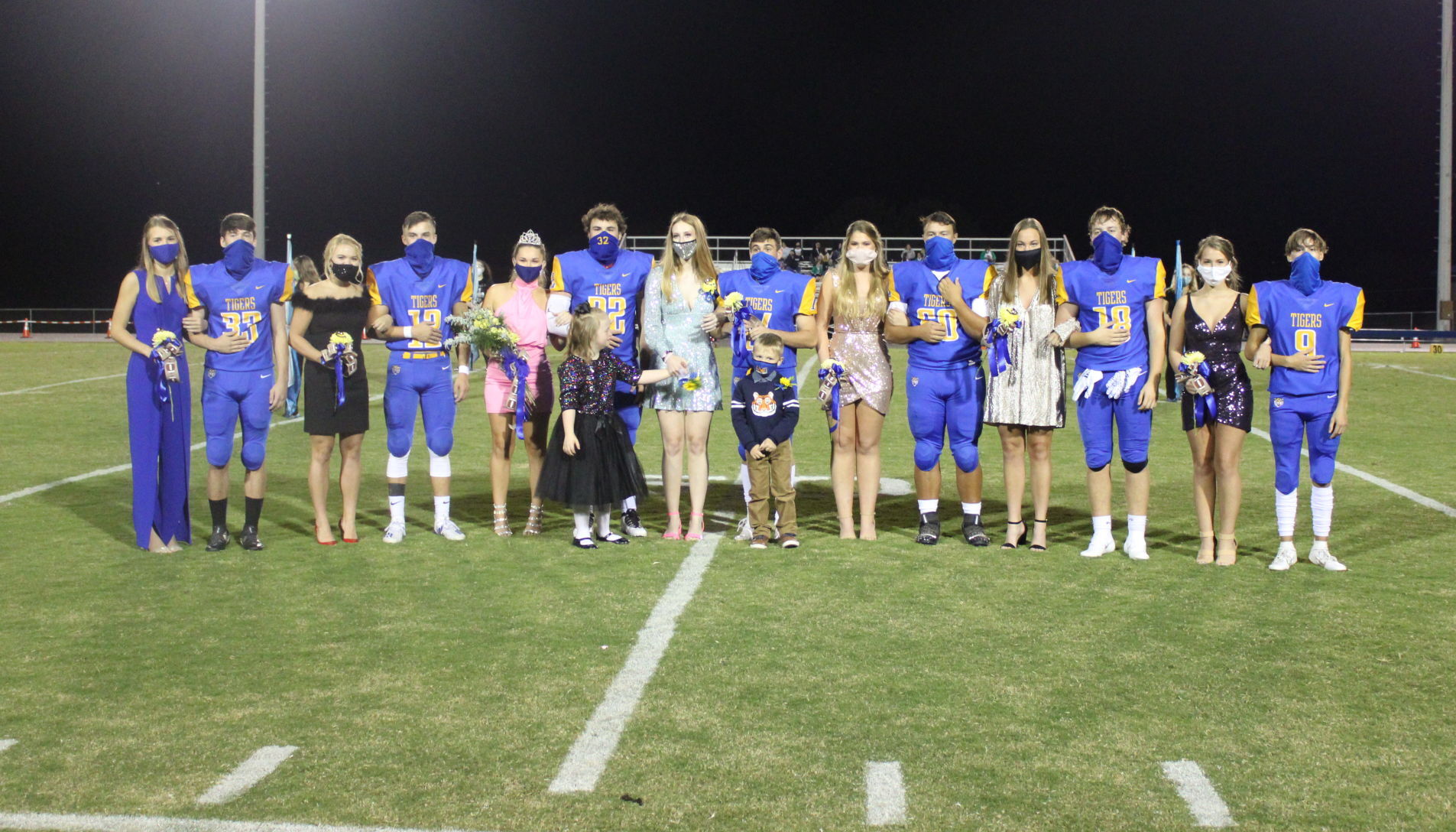 CCHS 2020 Homecoming Queen and court presented